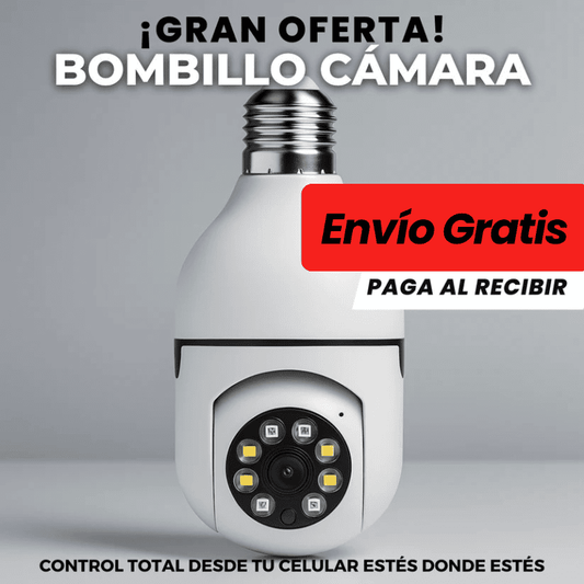 Camara Bombillo Inteligente Wi-fi HD