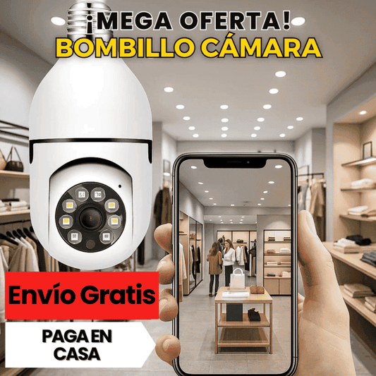 Camara Bombillo Inteligente Wi-fi HD