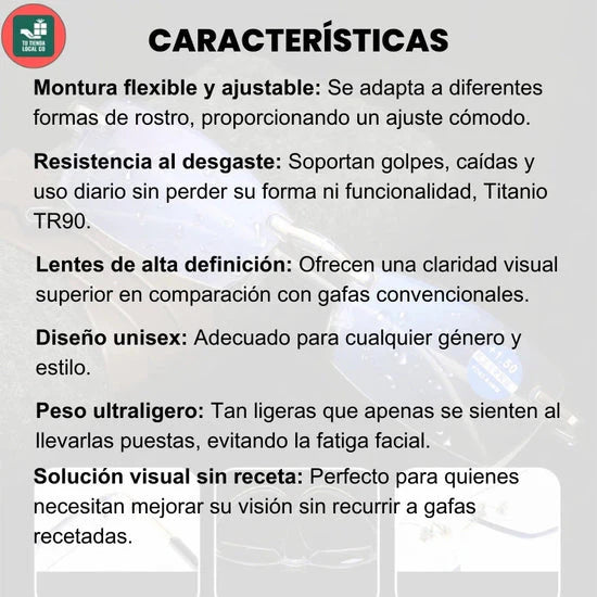 2x1 - Gafas Multifocales TR90 - Las originales