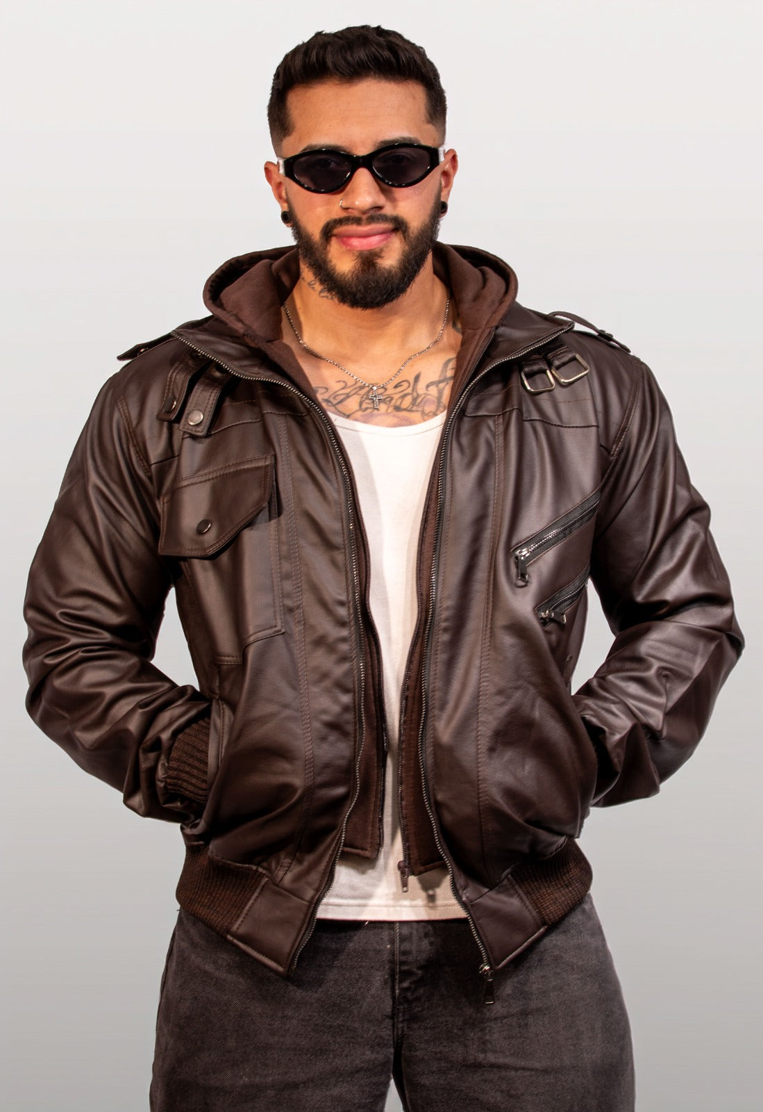 Chaqueta Rock con Capota