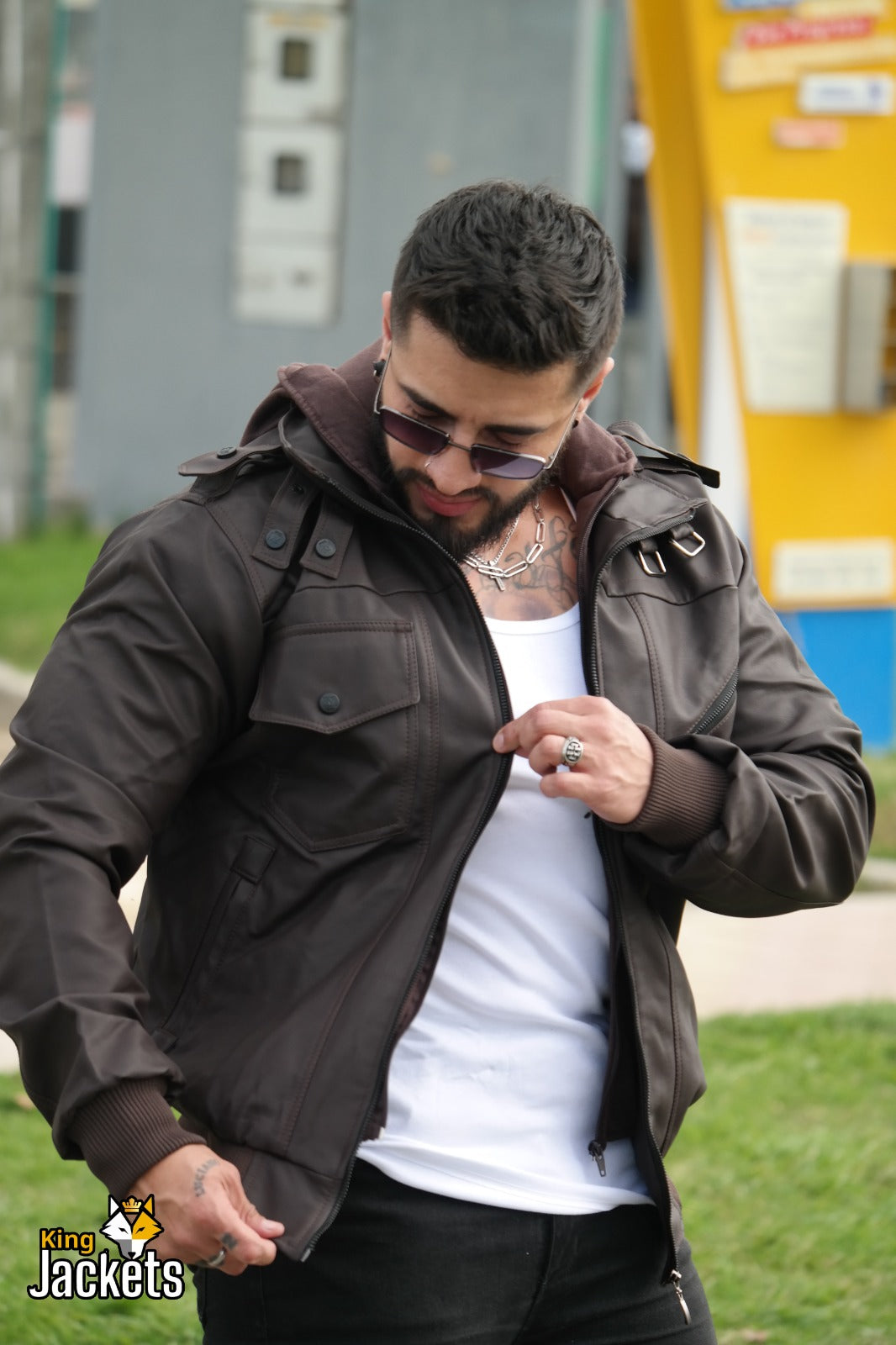 Chaqueta Rock con Capota